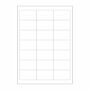 Volledig oplosbare stickers A4 vel 100/doos, doos van 1 stuks