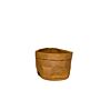 Broodmand papier wasbaar bruin 13 x 13 x 15, doos van 12 stuks