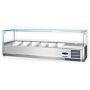 Opzetkoelvitrine Nordcap 44L, 7x1/4GN, 150(B) X 23(H) X 34(D), 230V/112W