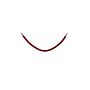 Afzetkoord Saro, basic, Chroom/Rood