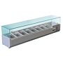 Opzetkoelvitrine Saro, 8x1/3GN, 180(b), 230V/200W