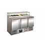 Pizzawerkbank Saro, RVS, 8x1/6 GN, 137(b)x118(h)x70(d), 230V/230W