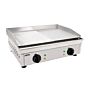 Saro Electrische grillplaat (gegroefd+glad) Model FRY TOP GM 610 M, 46(B)x60(D)x23,5(H)cm, 230V/3500W