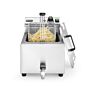 Hendi Friteuse Mastercook met aftapkraan - 8 l, RVS, 51,5(b)x30(d)x34,5(h)cm, 209202