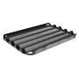 Hendi Tray voor stokbrood, Aluminium, Zwart, 40(b)x60(d)cm, 808245