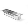 Hendi Gastronormbak 2/4, RVS, 15 cm diepte, 16,2(b)x53(d)x15(h)cm, 801840