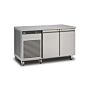 EcoPro G2 1/2 koelwerkbank, rvs 304 uitwendig & alu inwendig, 141,5(b)x70(d)x86,5(h)cm, 230V/275W