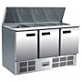 Saladette Polar, RVS, 3x1/1GN, 137(b)x86(h)x70(d), 230V/250W