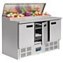 Saladette Polar, RVS, 8x 1/4GN, 137(b)x101(h)x70(d), 230V/198W