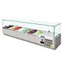 Opzetkoelvitrine Polar, 7x1/4 GN, RVS, 150(b)x44(h)x33(d), 230V/150W