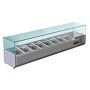 Opzetkoelvitrine Polar, 8x GN 1/4, 180 cm(b), 230V/230W