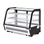 Polar G-serie tafelmodel koelvitrine 160L zwart, 68,6(h) x 88,6(b) x 56,8(d)cm, 230V, Aansluitwaarde: 160W, 230V