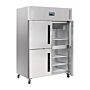 Polar G-serie Gastro 2-deurs koeling met gedeelde deuren 1200L, 201(h) x 134(b) x 80(d)cm, 230V