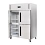 Polar G-serie Gastro 2-deurs koeling met gedeelde deuren 1200L, 201(h) x 134(b) x 80(d)cm, 230V