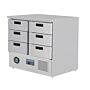 Polar G-serie koelwerkbank met 6 lades 240L, 88(h) x 90,3(b) x 70(d)cm, 230V