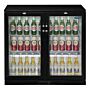 Polar G-serie 2-deurs barkoeling met klapdeuren zwart 208L, 90(h) x 90(b) x 52(d)cm, 230V/230W