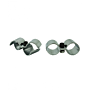 SET VAN 2 KOPPELBEUGELS CHROOM TBV 7530.0005-0010-0015-0020