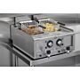 Buffalo 600-Serie Elektrische Friteuse Met Dubbele Tank, 2 x 8 Liter