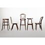 Fameg buighouten bistrostoelen walnootkleur (2 stuks)