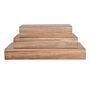Olympia FSC acaciahouten set van 3 verhogers