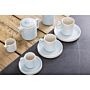 Olympia Fondant kopjes aqua blauw 170ml (6 stuks)