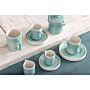 Olympia Fondant koppen mint groen 170ml (6 stuks)
