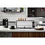 Rowlett Esprit broodrooster 6 sleuven chroom - 2 reserve-elementen en 2 tostihouders