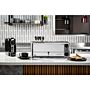 Rowlett Esprit broodrooster 6 sleuven chroom - 2 reserve-elementen en 2 tostihouders