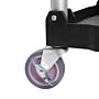 Vogue 3-Laags Opvouwbare Trolley Zwart Klein