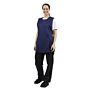 Whites overgooierschort met zak navy blue