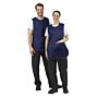 Whites overgooierschort met zak navy blue