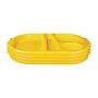 Olympia Kristallon schalen Klein Polycarbonaat Compartiment Geel 322mm
