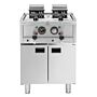 Buffalo 600 Serie Vrijstaande Elektrische Friteuse Met Dubbele Tank 2X 8Ltr