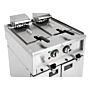 Buffalo 600 Serie Vrijstaande Elektrische Friteuse Met Dubbele Tank 2X 8Ltr