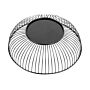 Olympia Draadvoer Displayschaal Rond Zwart - 285X85mm