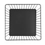 Olympia Wire Voedseldisplay Dienblad Vierkant Zwart - 230x230x100mm