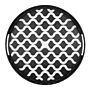 Olympia Kristallon Pc Rond Antislipblad Met Handgrepen - 355 mm 14"