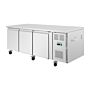 Polar U-serie 3-deurs counter met euronorm opslag 634L