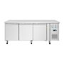 Polar U-serie 3-deurs counter met euronorm opslag 634L