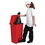 Rubbermaid Step-On pedaalemmer rood 87L