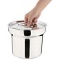 Vogue bain marie pot en deksel 4L