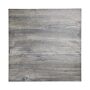 Bolero Voorgeboord Vierkant Melamine Tafelblad Ash Grey 700mm