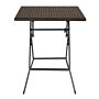 Bolero Vierkante Opvouwbare Tafel Bruin 620mm