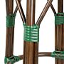 Bolero Parijse Stijl PE Rotan Barkrukken Groen Stip Mix (2 Pack)