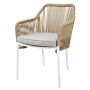 Bolero Bay PE gevlochten rattan outdoor armstoelen honingkleur (2stuks)