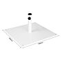 Bolero Platte Metalen Parasolvoet Wit - 18Kg