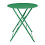 Bolero Perth bosgroene trottoirstijl ronde tafel 600 mm