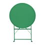 Bolero Perth bosgroene trottoirstijl ronde tafel 600 mm