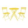Bolero Perth zachtgele trottoirstijl ronde tafel 600 mm