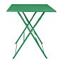 Bolero Perth bosgroene trottoirstijl vierkante tafel 600 mm